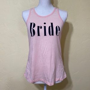 Bride Pink Tank Top